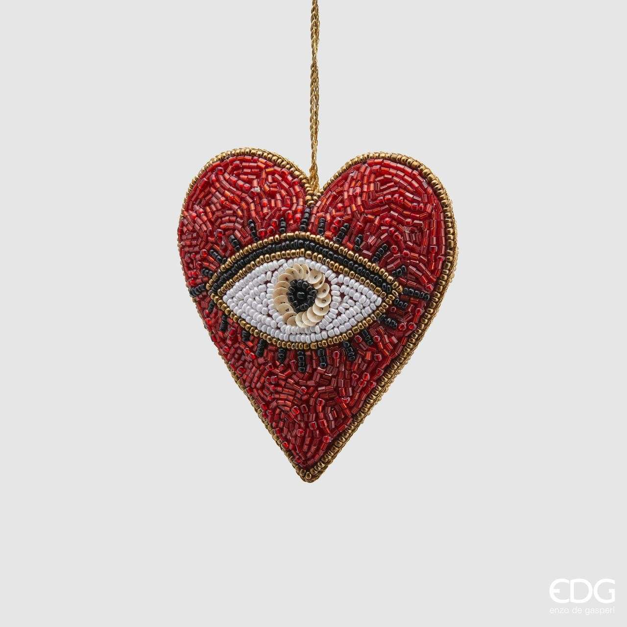 Immagine principale di Decorazione Perline a forma di Cuore 10 cm | EDG Enzo De Gasperi