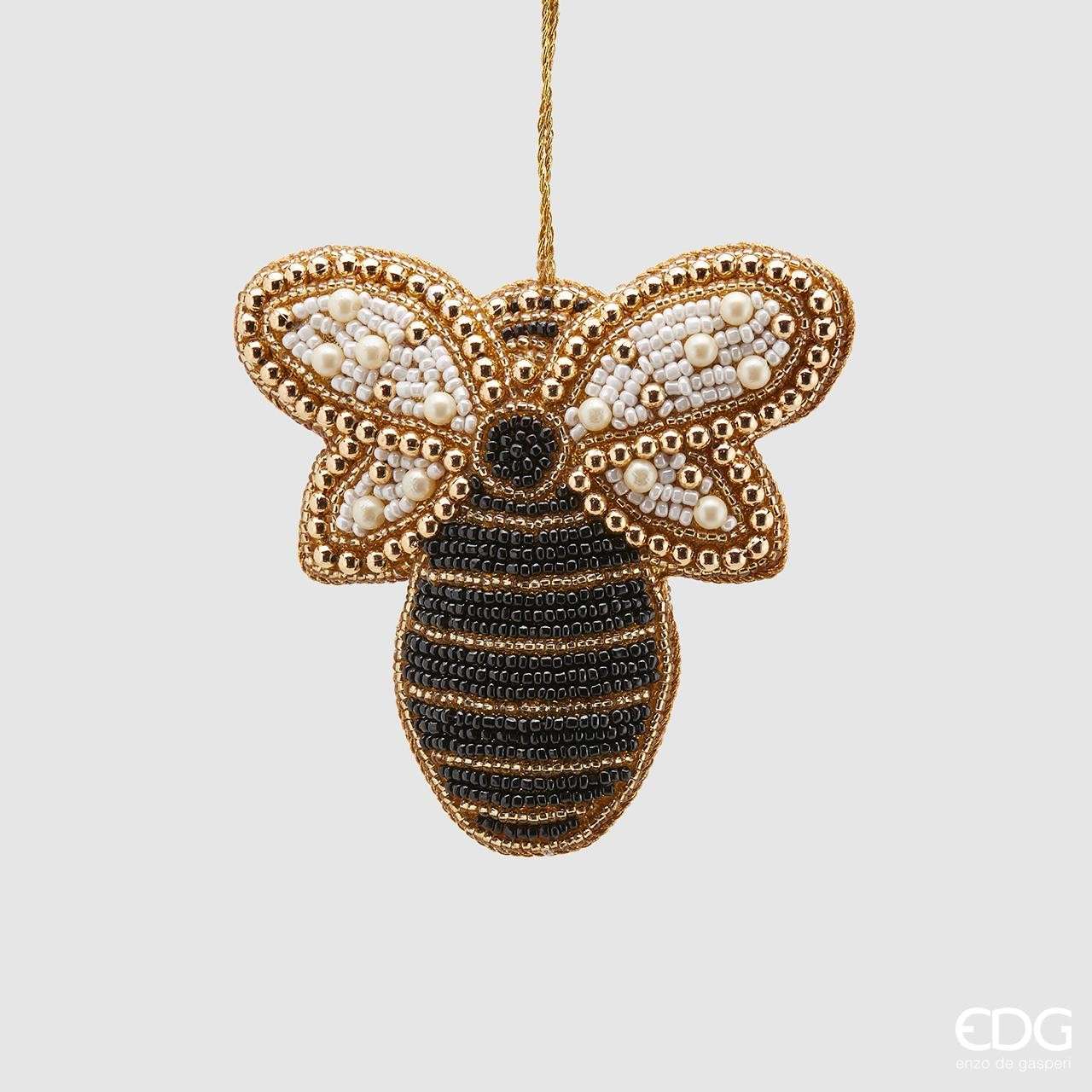 Immagine principale di Decorazione Perline a forma di Ape 8 cm | EDG Enzo De Gasperi
