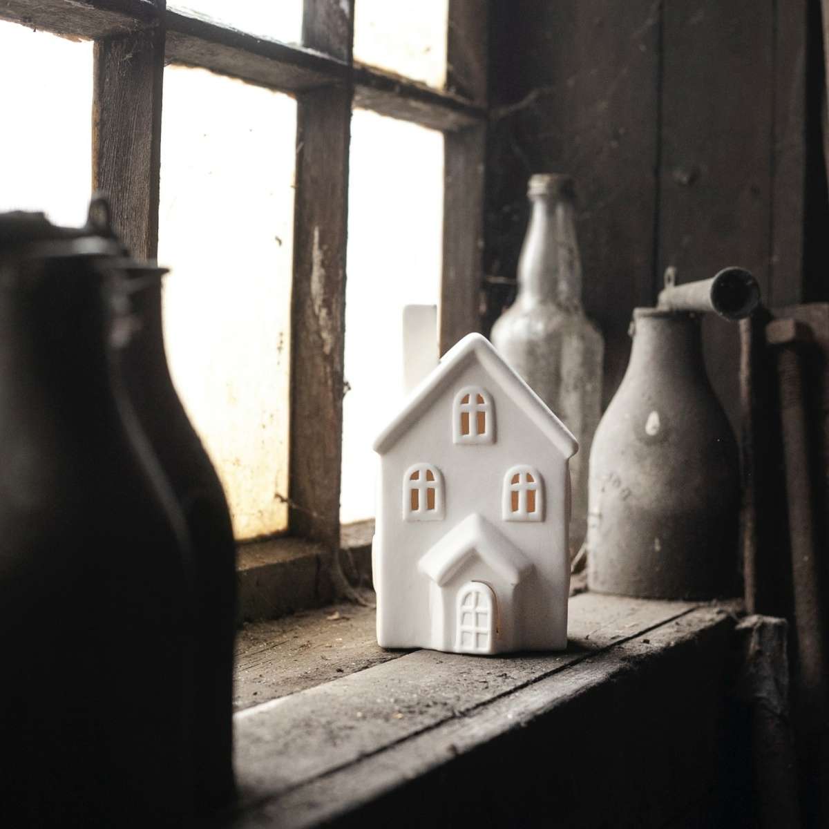 Immagine del prodotto Casetta decorativa Byn nr 12 in Ceramica opaca Bianca | Storefactory