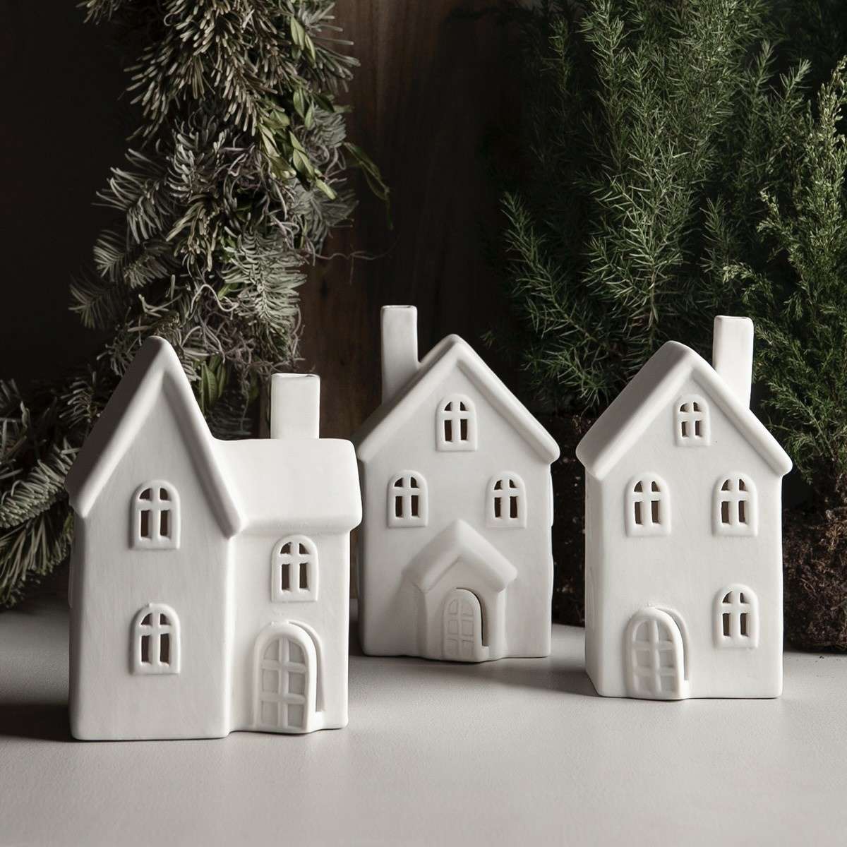 Immagine del prodotto Casetta decorativa Byn nr 12 in Ceramica opaca Bianca | Storefactory