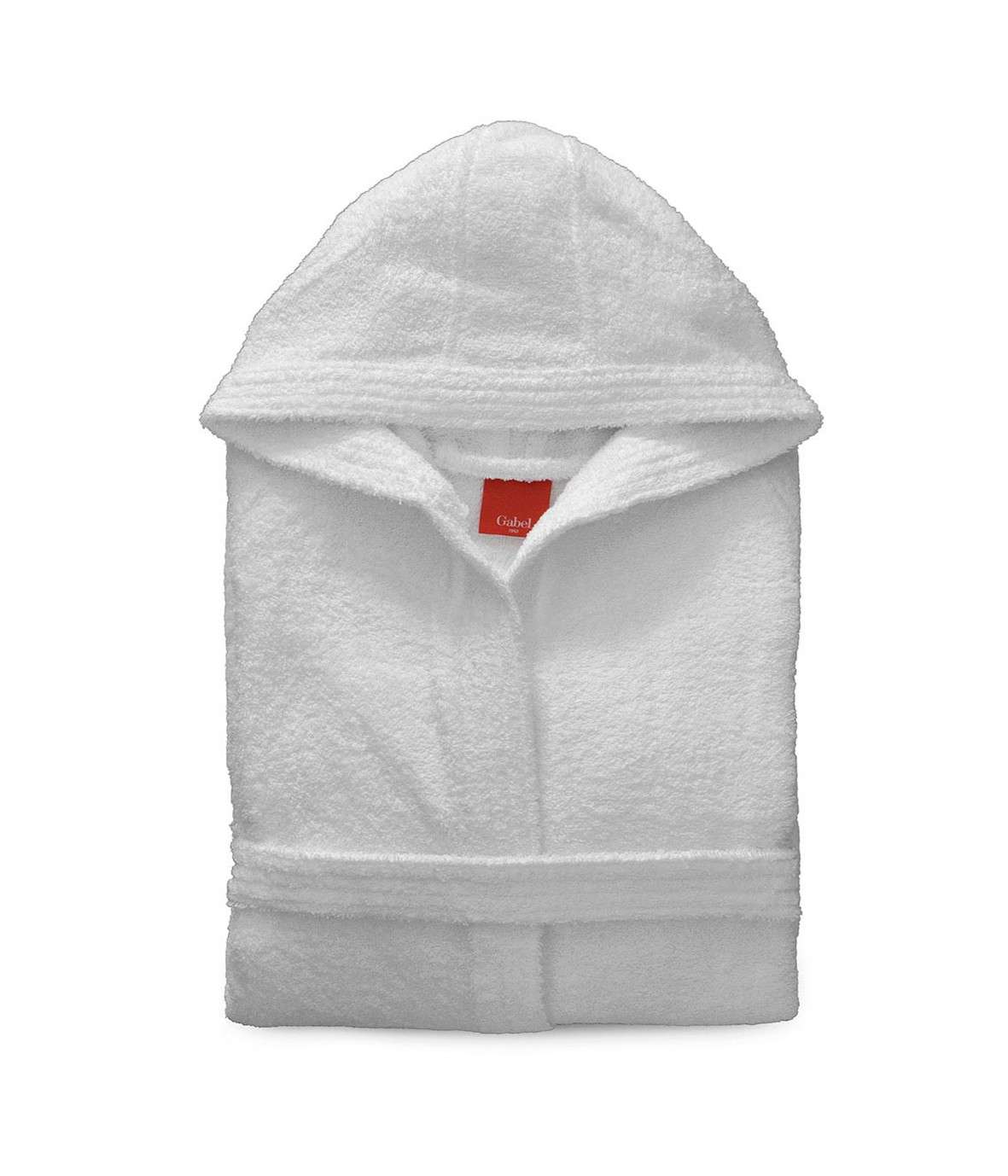 Immagine principale di Accappatoio Unisex Bianco 100% Cotone in Tinta Unita (XS-XXXL) | Gabel 1957