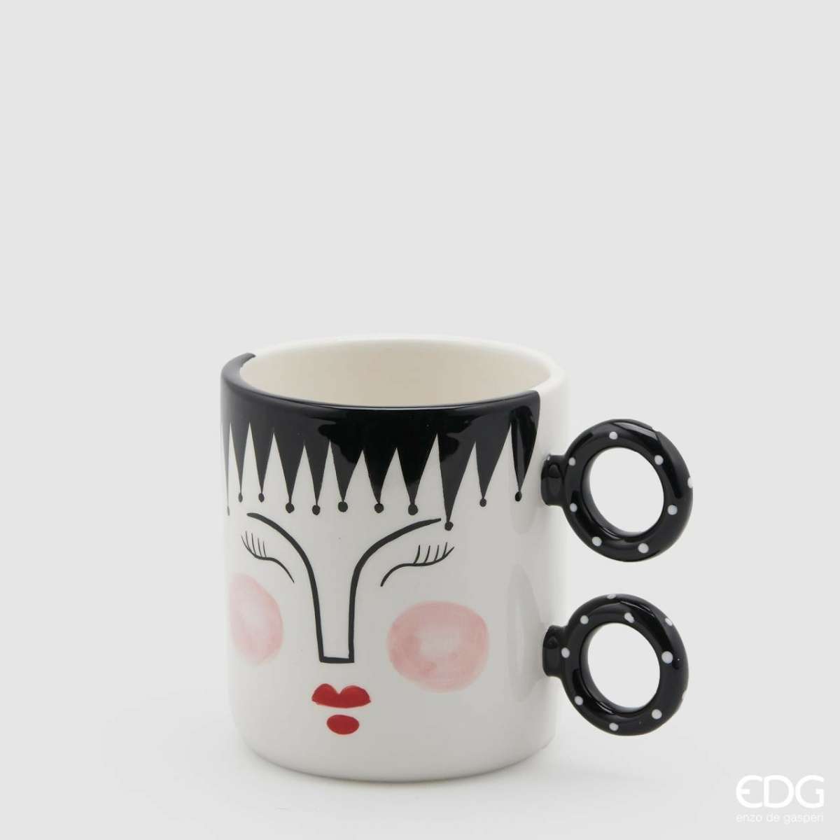Immagine del prodotto Mug Geisha con 2 Anelli h11 x 10 cm | EDG Enzo De Gasperi