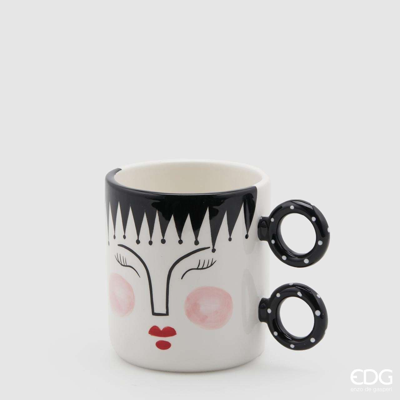 Immagine principale di Mug Geisha con 2 Anelli h11 x 10 cm | EDG Enzo De Gasperi