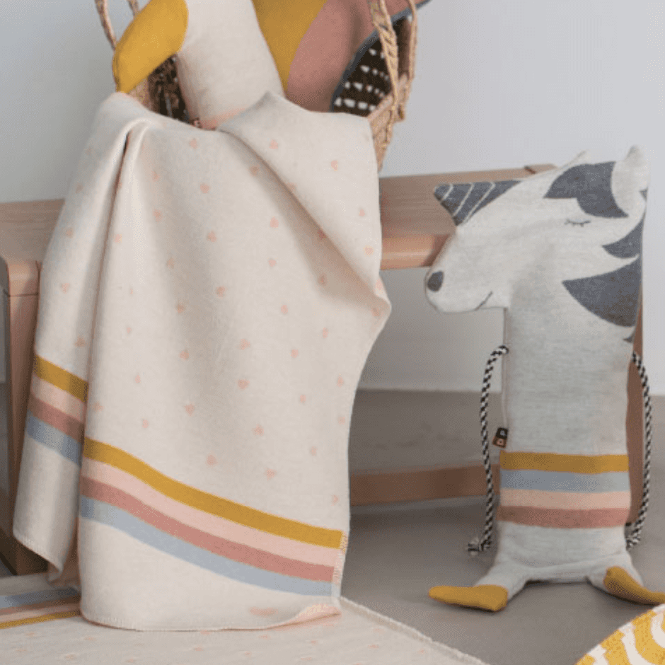 Immagine principale di Unicorno contieni Baby Plaid in Cotone 70x90 cm | David Fussenegger