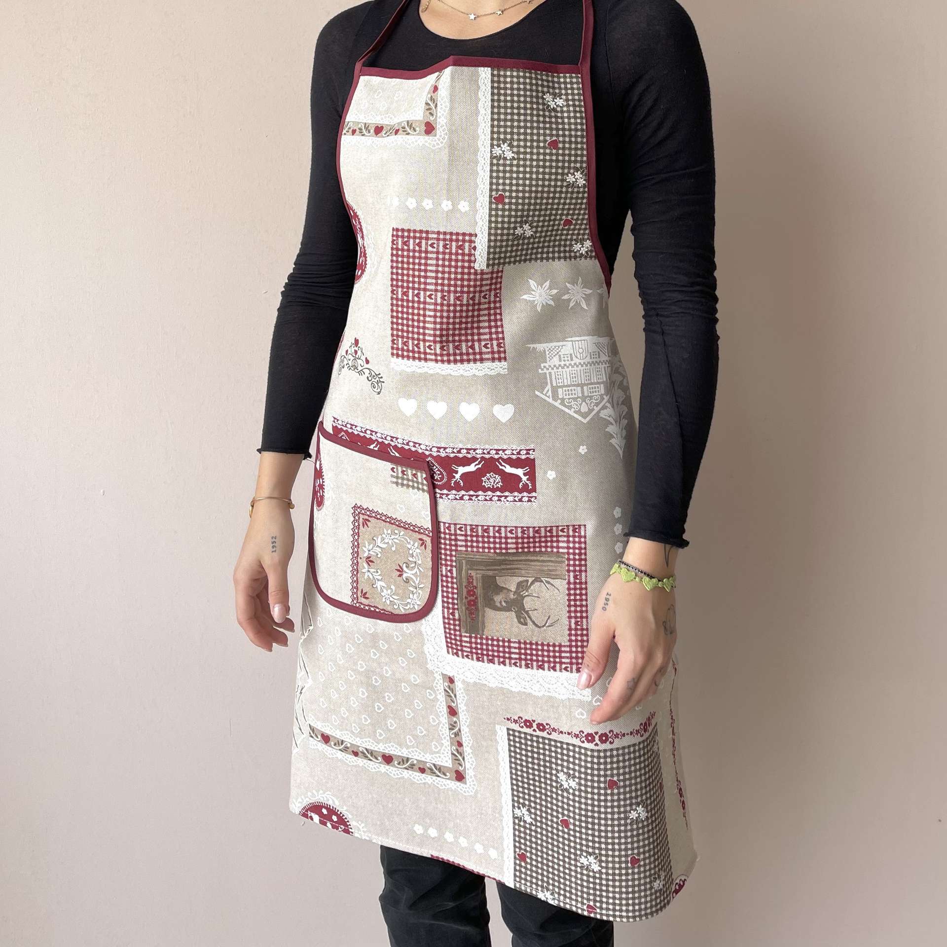 Immagine principale di Grembiule da cucina in Cotone Valbadia | Pietro Zanetti Home