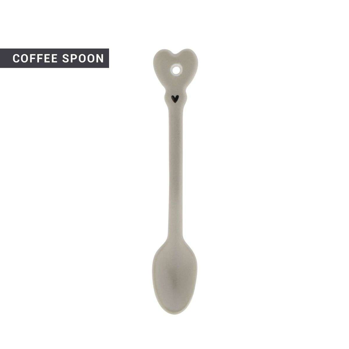 Immagine principale di Cucchiaino Caffè Beige in Ceramica Opaca 14 cm | Bastion Collections