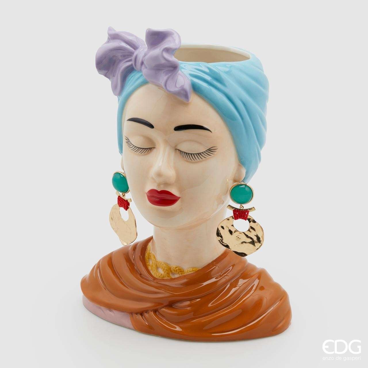 Immagine principale di Vaso Lady Perù in Ceramica h31x17 cm | EDG Enzo De Gasperi