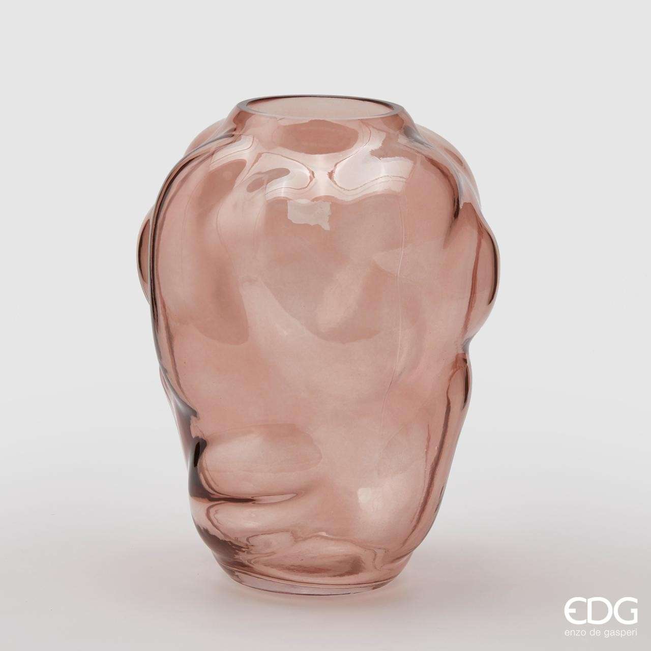 Immagine principale di Vaso Fruity in Vetro Rosa (2 misure) | EDG Enzo De Gasperi