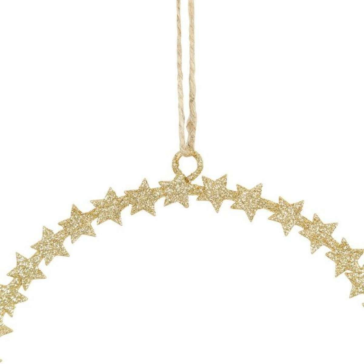 Immagine del prodotto Decorazione Cerchio Strass Oro  15,5 cm | Côté Table