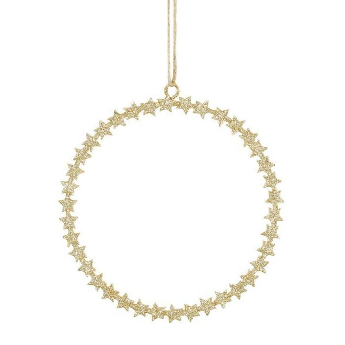 Immagine del prodotto Decorazione Cerchio Strass Oro  15,5 cm | Côté Table