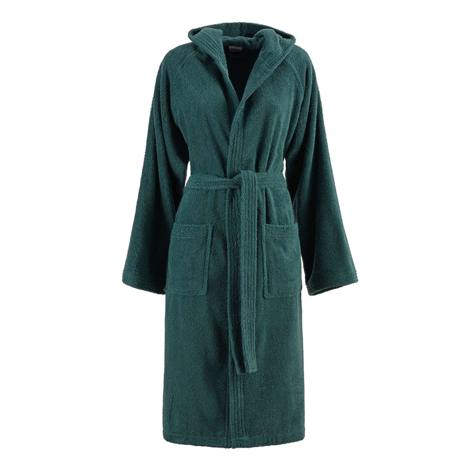 Immagine principale di Accappatoio Pop Color Unisex Verde Bottiglia 100% Cotone in Tinta Unita (S- | Bassetti
