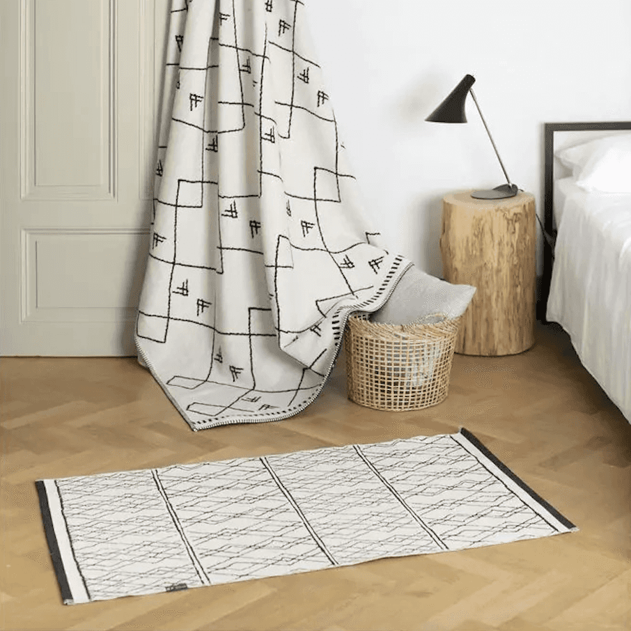 Immagine principale di Tappeto Intreccio in Cotone Riciclato Double Face 75x120 cm | David Fussenegger