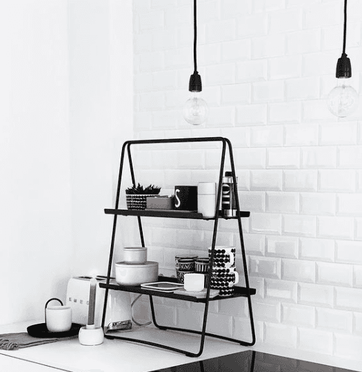 Immagine principale di Mensola A-Table Small Nero in metallo | Zone Denmark
