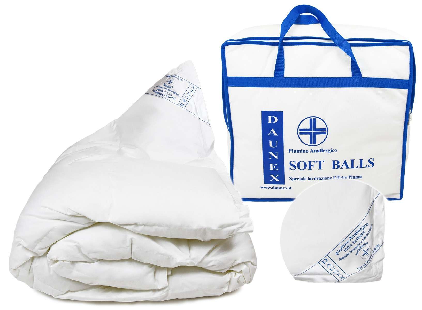 Immagine principale di Piumone Singolo Lettino Softballs Medium Daunex | Daunex