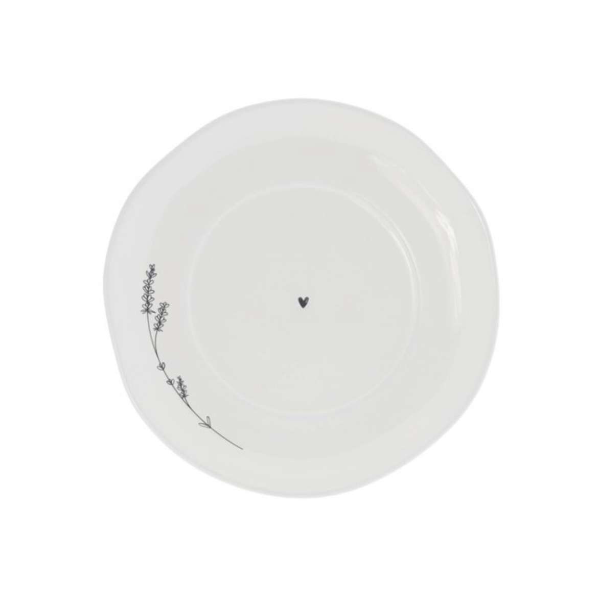 Immagine principale di Piattino Rotondo Lavanda bordo ondulato 15 cm | Bastion Collections