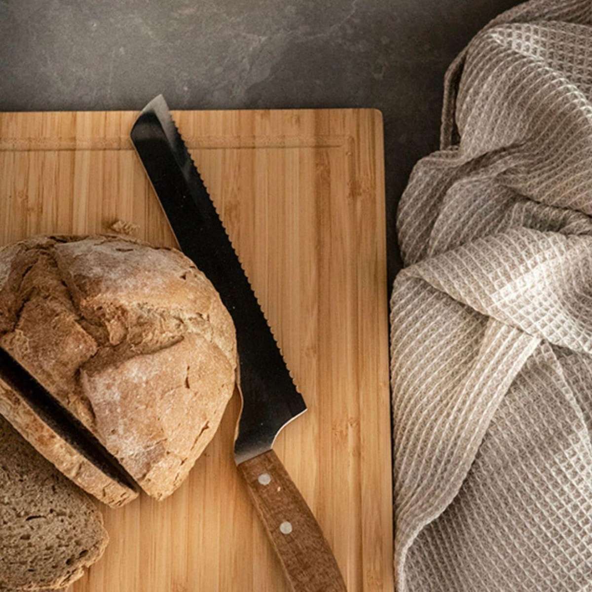 Immagine del prodotto Tagliere da Cucina in Bambù 45x35x5 cm | A. House