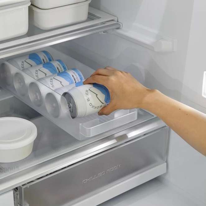 Immagine principale di Organizer da Frigo per Lattine Trasparente | Yamazaki