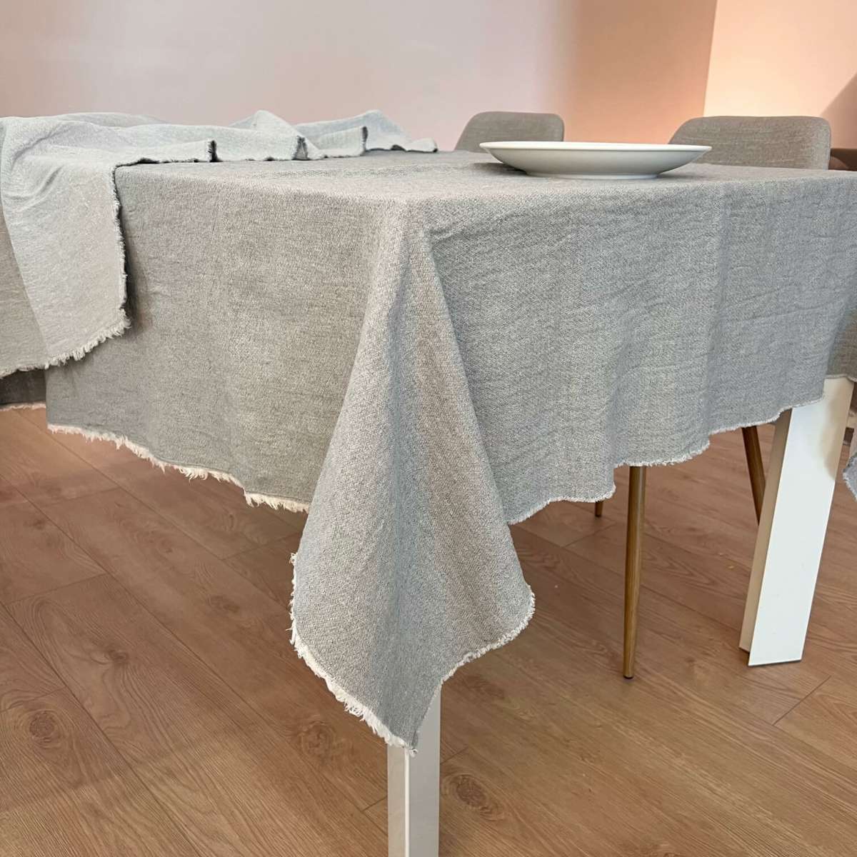 Immagine del prodotto Tovaglia Rettangolare Bicolor Arisa 150x220 cm in Cotone No Stiro (9 colori) | Govina Biancheria per la Casa