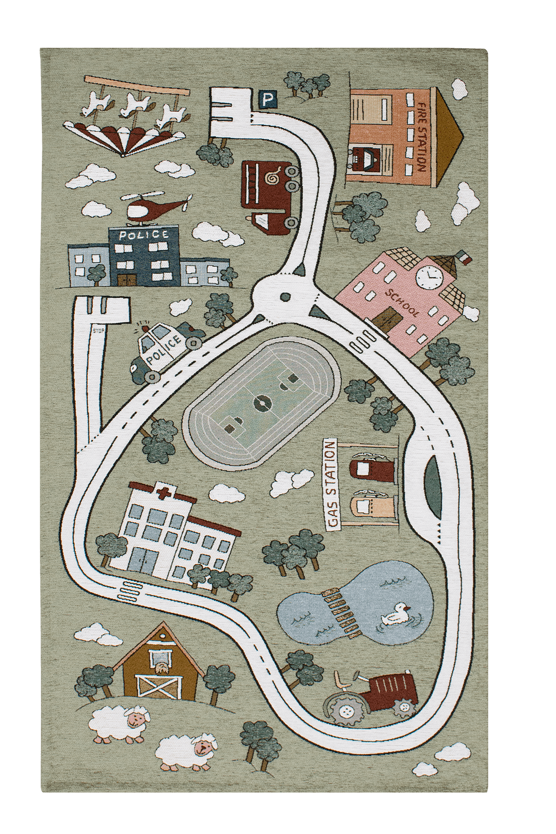Immagine principale di Tappeto Pista 80x150 cm Antiscivolo e Lavabile in Lavatrice (3 Colori) | Pietro Zanetti Home