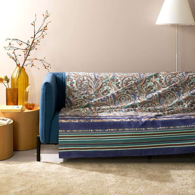 Immagine principale di Copridivano Granfoulard Noto in Cotone Bassetti 270x270 cm | Bassetti