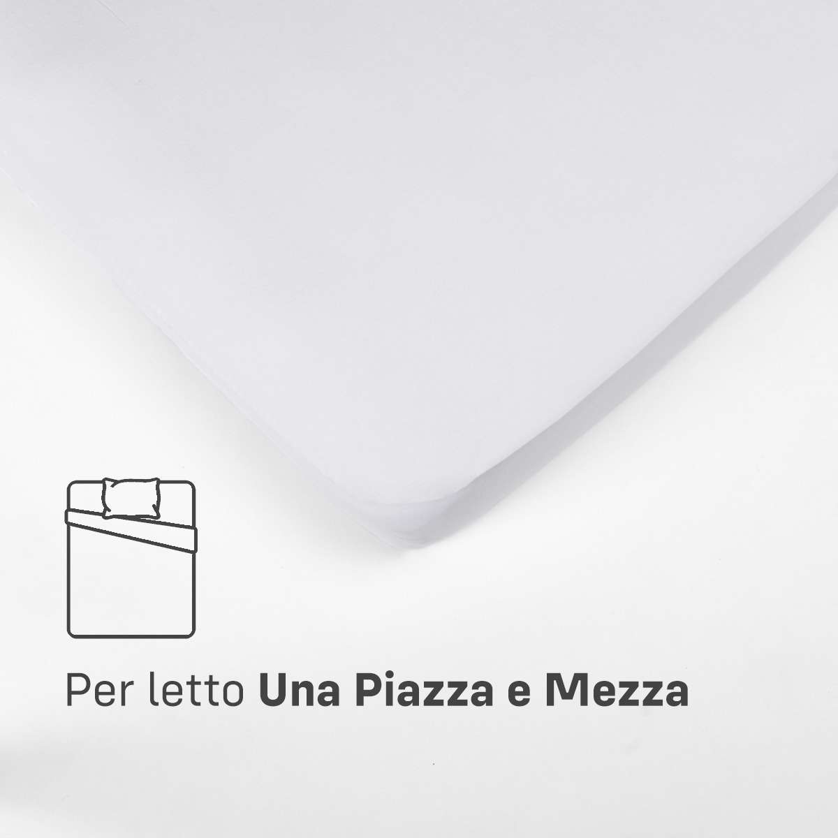 Immagine del prodotto Sotto con Angoli UNA PIAZZA E MEZZA Cotton Elastan | Pietro Zanetti Home