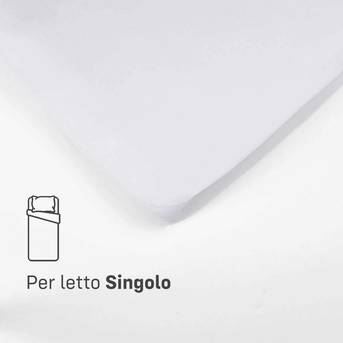 Immagine del prodotto Sotto con Angoli SINGOLO in Cotone Jersey Elasticizzato | Pietro Zanetti Home