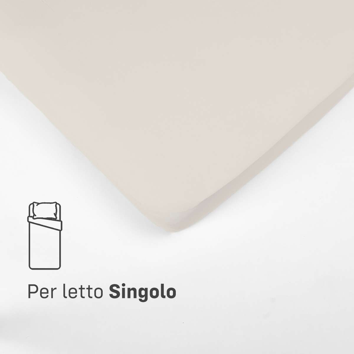 Immagine del prodotto Sotto con Angoli SINGOLO in Cotone Jersey Elasticizzato | Pietro Zanetti Home