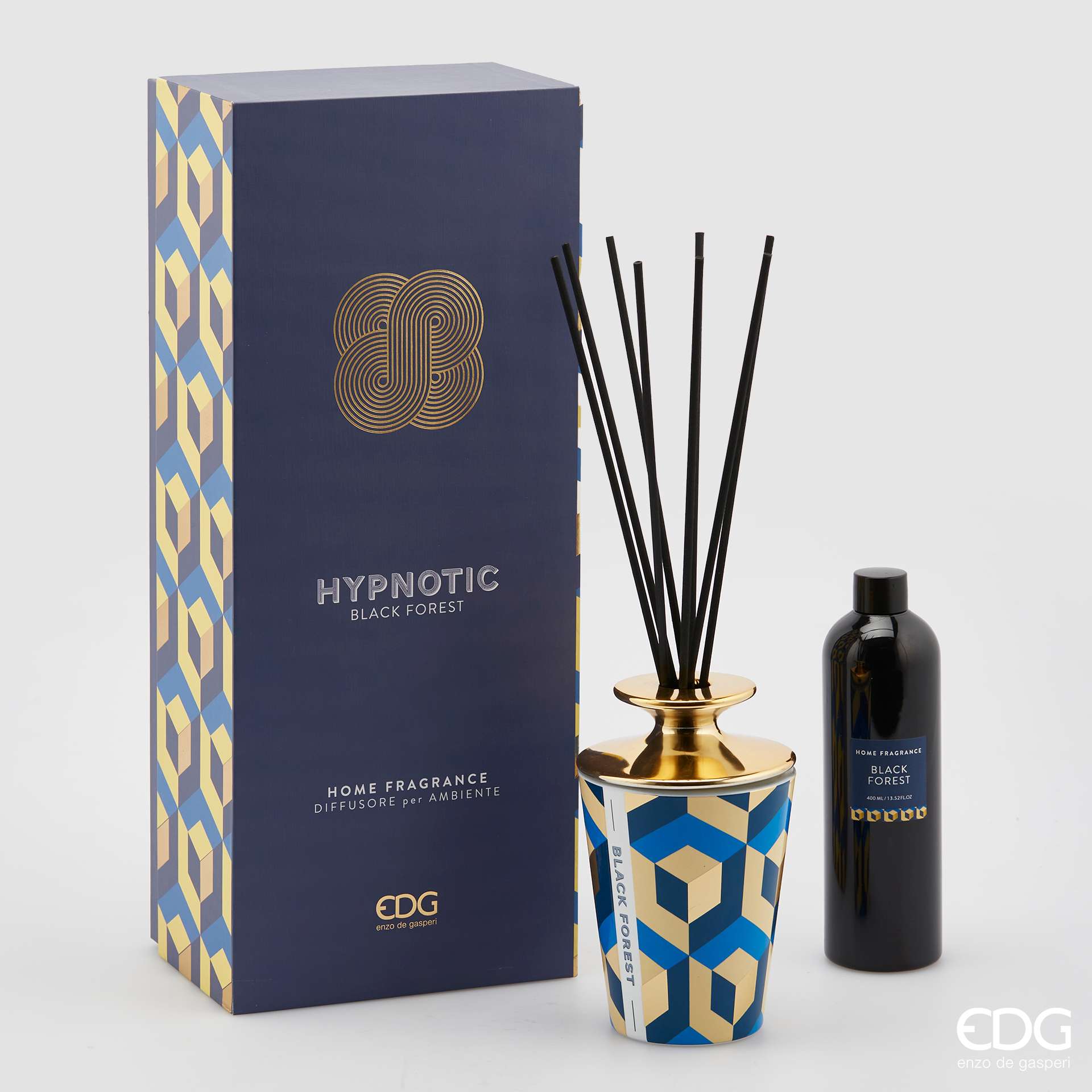 Immagine principale di EDG Profumo per Ambiente con Bastoncini Hypnotic Black Forest 400 ml | EDG Enzo De Gasperi