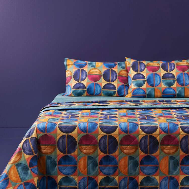 Immagine principale di Completo Letto Copriletto Matrimoniale in Cotone Camogli (2 Colori) | Bassetti