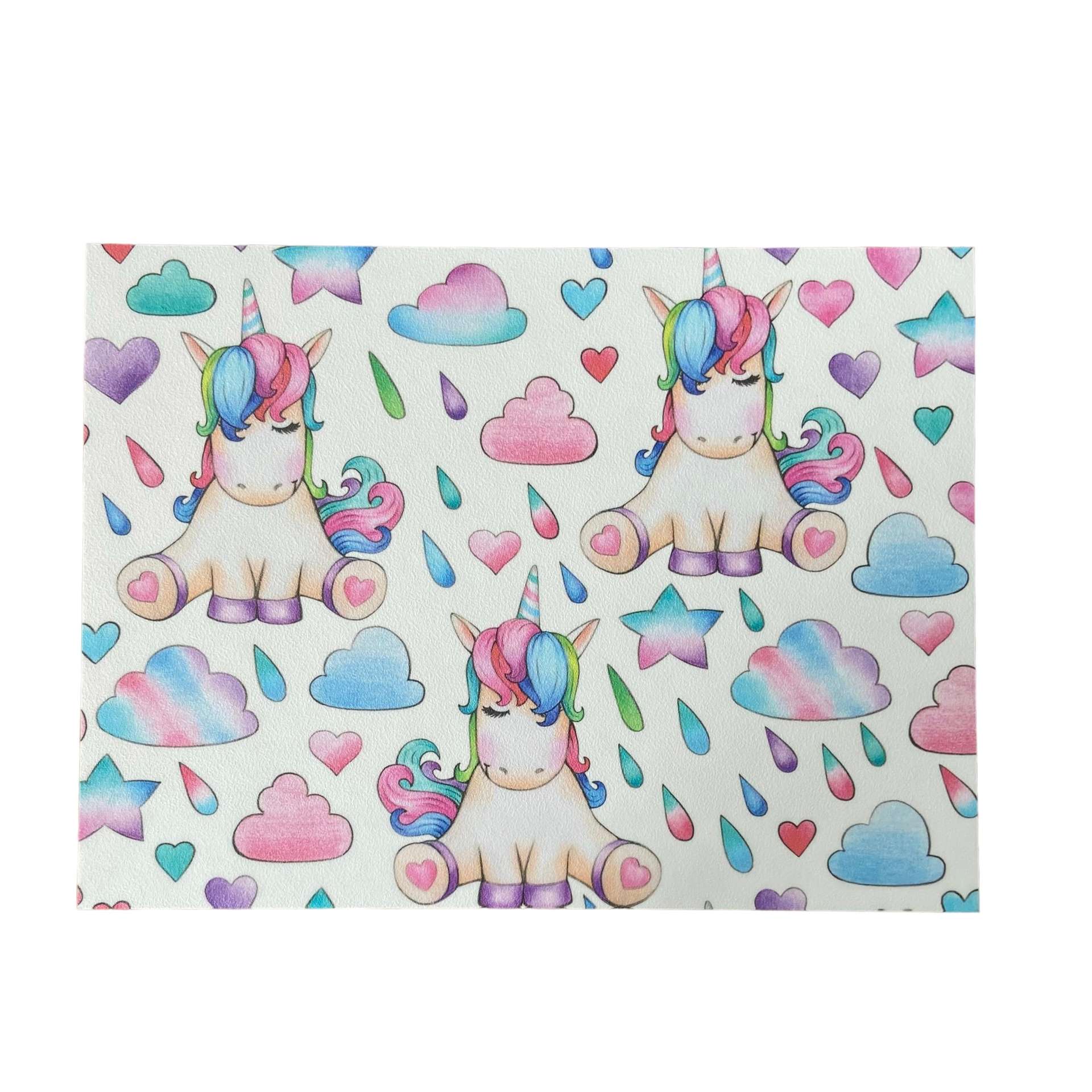 Immagine principale di Tovaglietta Americana Unicorni 33,5x45 cm | Pietro Zanetti Home