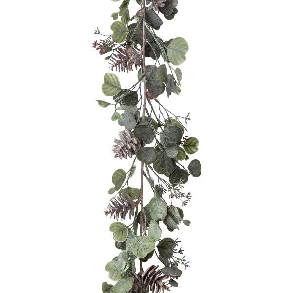 Immagine principale di Ghirlanda Mix di Eucalipto Artificiale grigio/ verde 175 cm | EDG Enzo De Gasperi