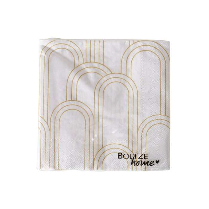 Immagine principale di Tovaglioli di Carta Bogan Oro confezione (20) 33x33 cm (3 Variant | Boltze