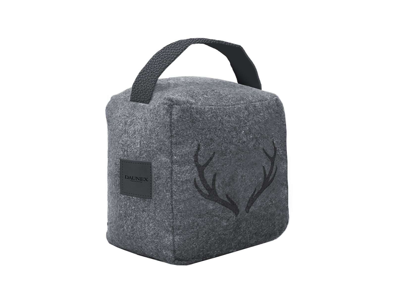 Immagine principale di Fermaporta Feltro Cervo h 14x14x10 cm Daunex (2 Colori) | Daunex