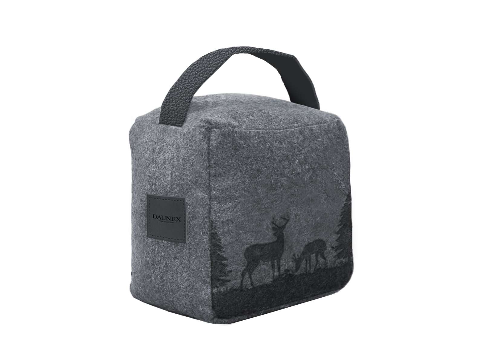 Immagine principale di Fermaporta Feltro Montagna h 14x14x10 cm Daunex (2 Colori) | Daunex