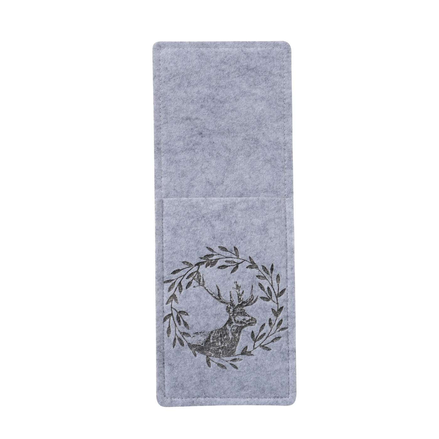 Immagine principale di Set 2 Portaposate Egon in Feltro 12x30 cm (2 Colori) | Boltze