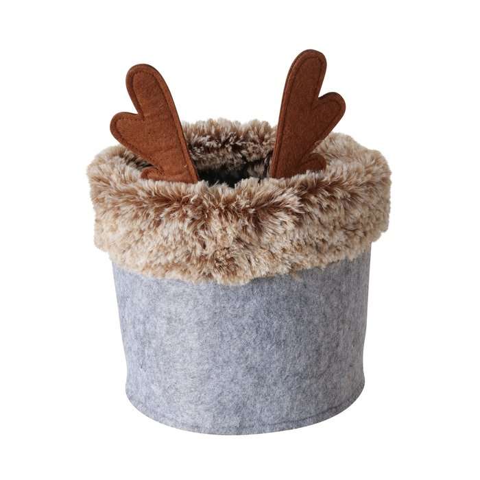 Immagine principale di Cesto Roco Bambi in Feltro 16x16x18,2 cm (2 Colori) | Boltze