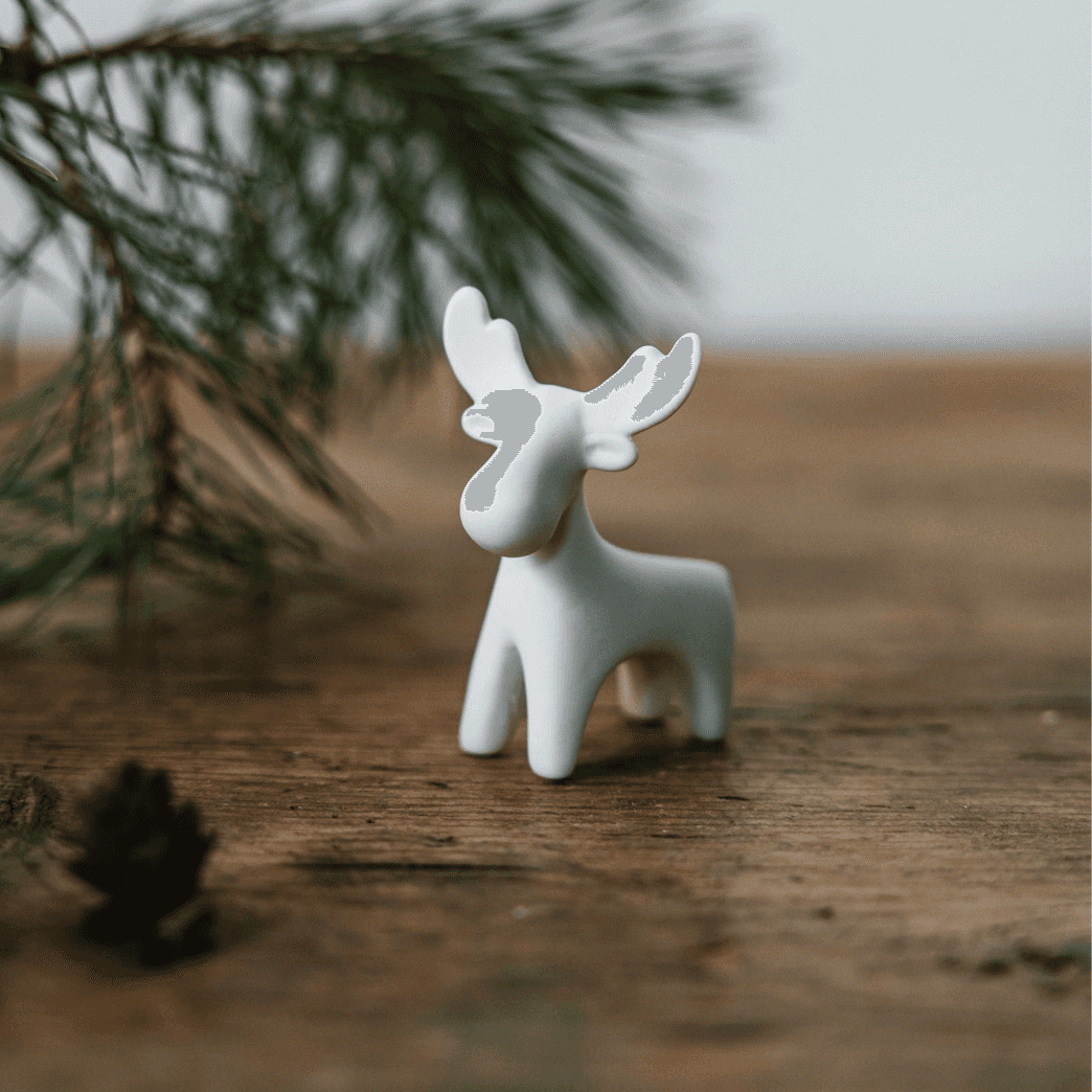 Immagine principale di Alce Ivan Mini in Ceramica opaca Bianca | Storefactory