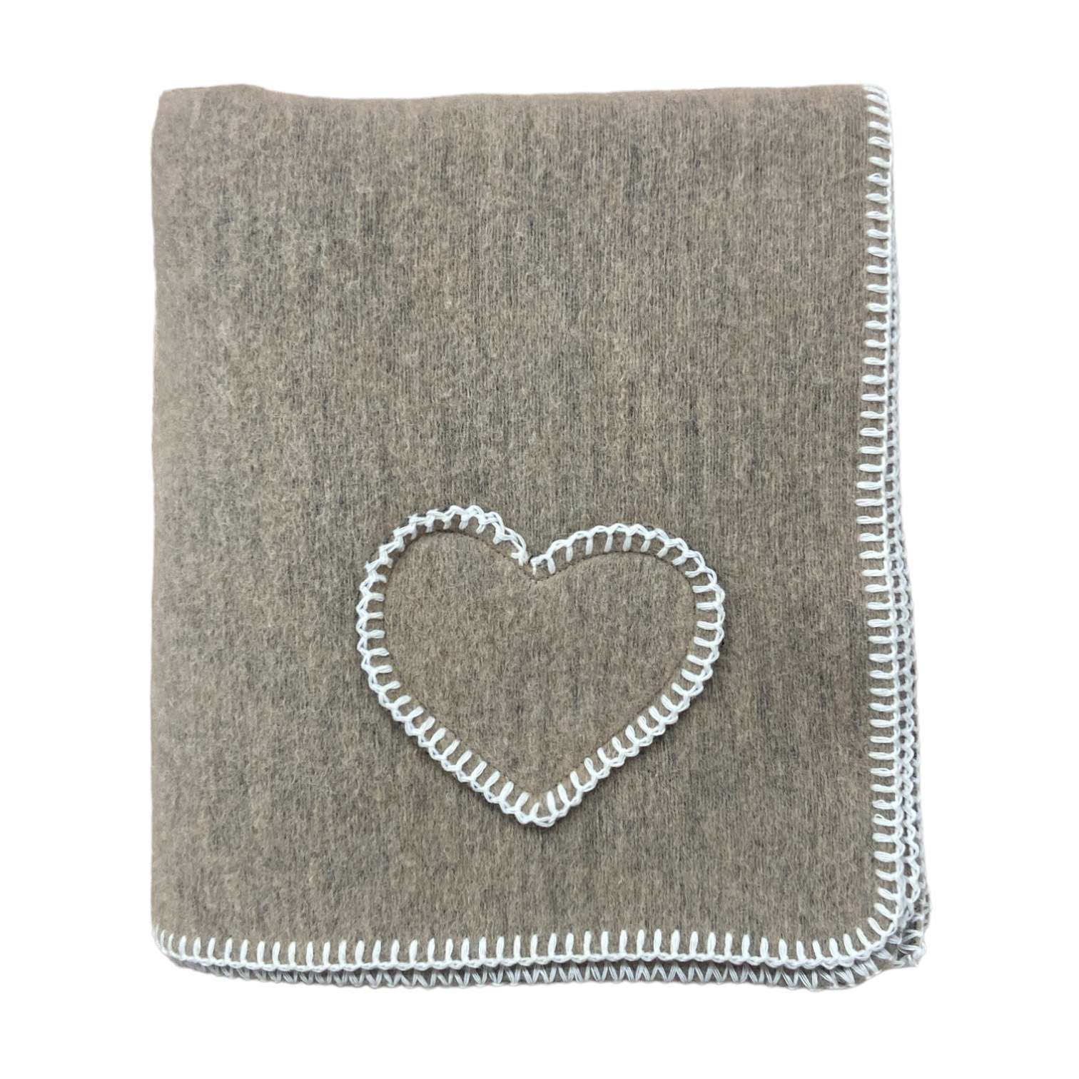 Immagine principale di Plaid in Lana Sweet Love 100% Made in Italy 130x160 cm | Pietro Zanetti Home