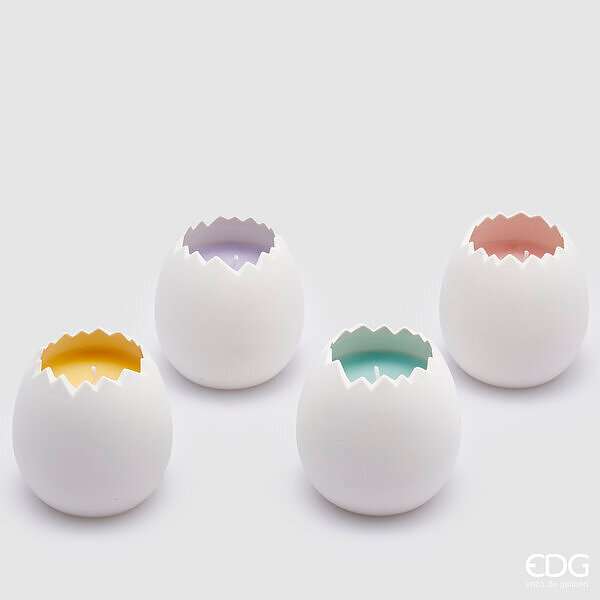 Immagine principale di Candela Uovo in Ceramica con Profumo Grande da 170 grammi - 4 Colori | EDG Enzo De Gasperi