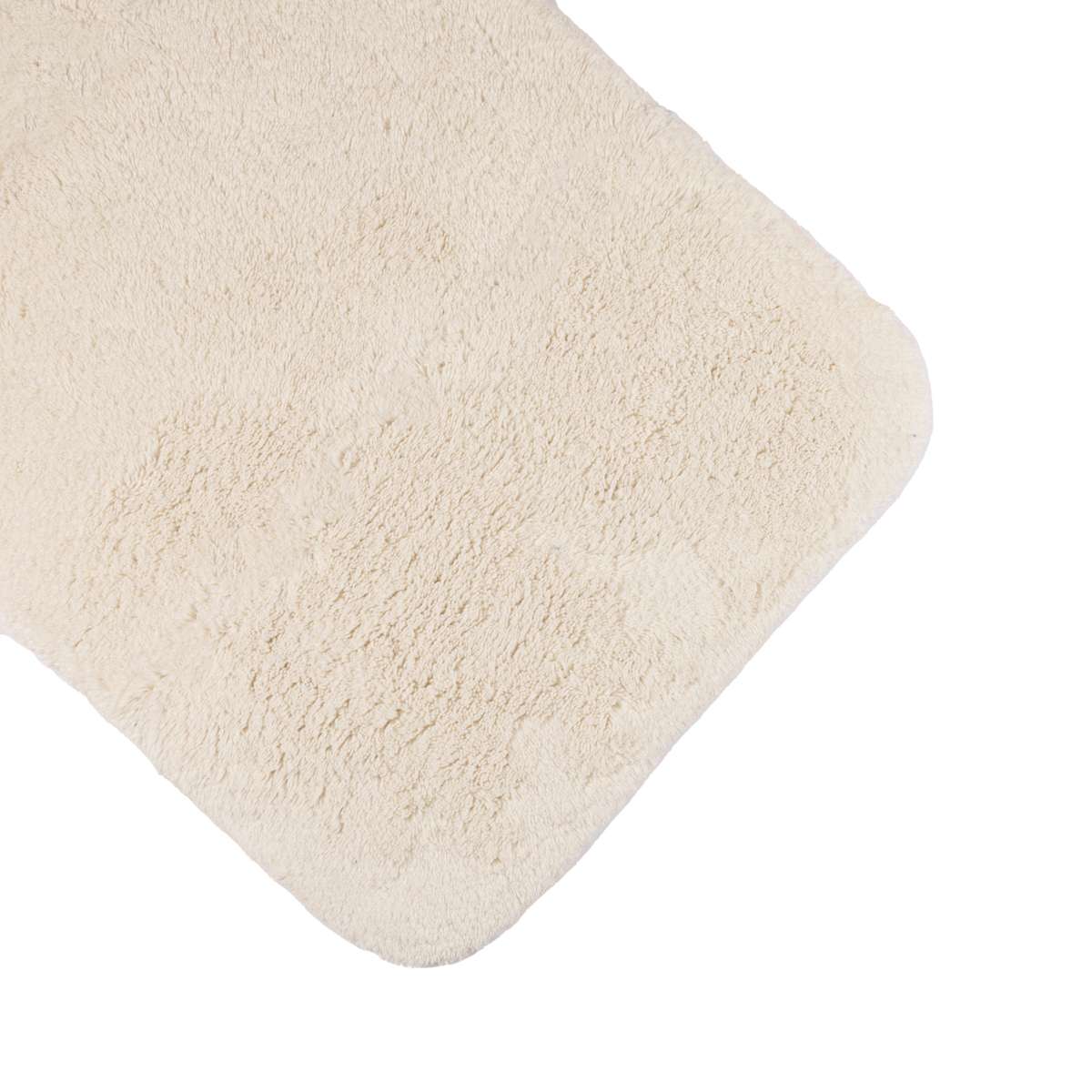 Immagine principale di Tappeto Bagno Soffio Avorio 100% Cotone con Antiscivolo - 3 Misure | Cavalieri Spa