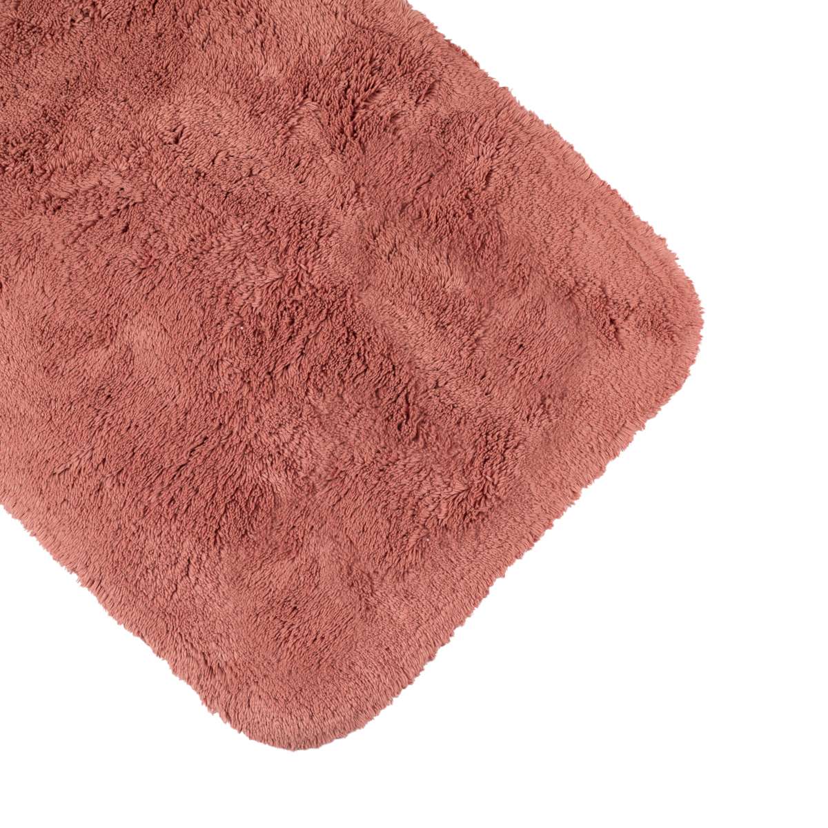 Immagine principale di Tappeto Bagno Soffio Rosa Antico 100% Cotone con Antiscivolo - 3 Misure | Cavalieri Spa