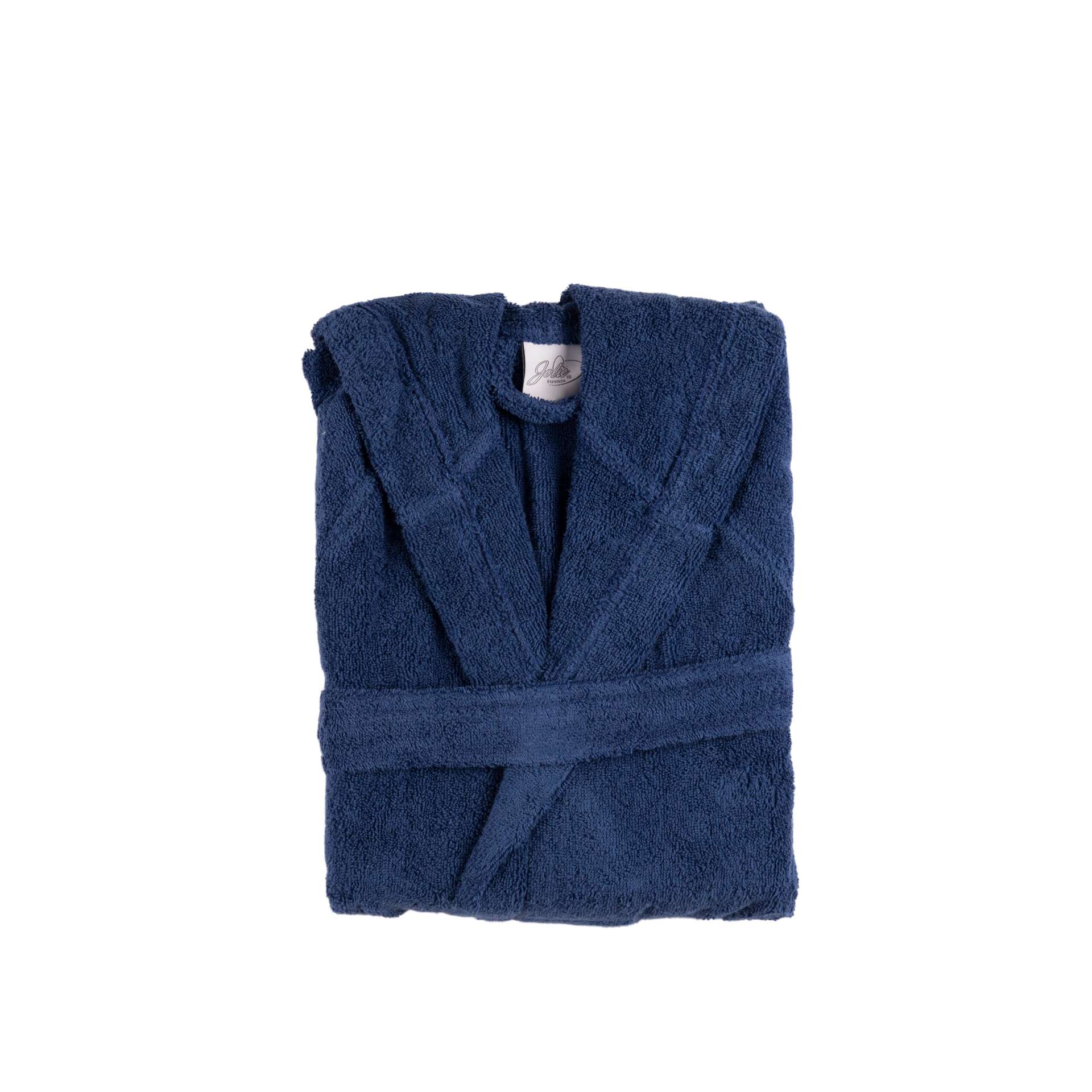 Immagine principale di Accappatoio Mistral Navy 100% Cotone in Tinta Unita (S/XXL) | Cavalieri Spa