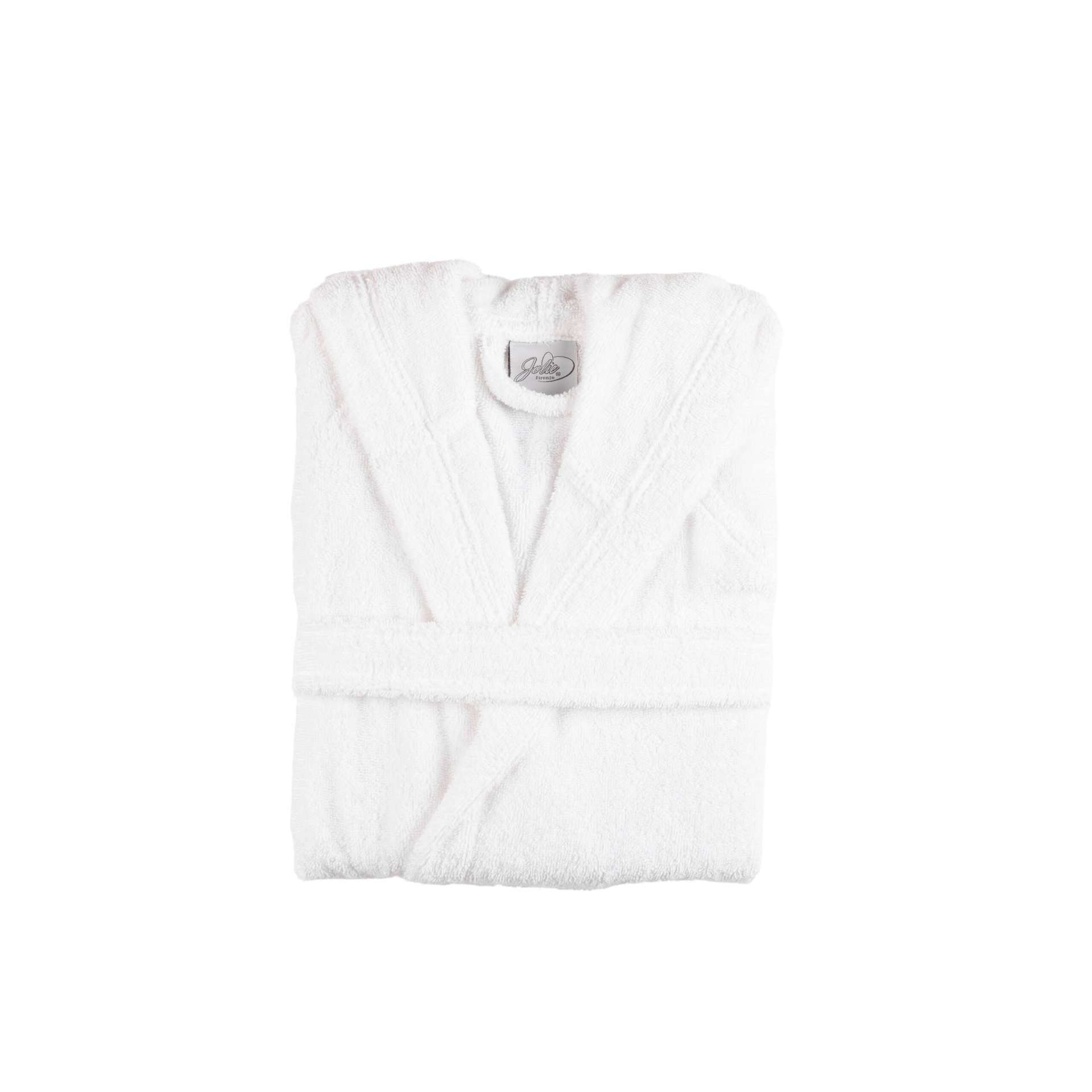 Immagine principale di Accappatoio Mistral Bianco 100% Cotone in Tinta Unita (S/XXL) | Cavalieri Spa