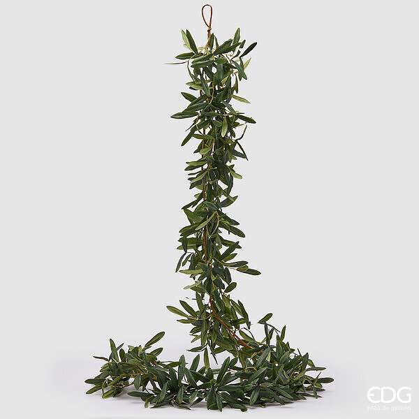 Immagine principale di Festone di Olivo Artificiale h 185 cm | EDG Enzo De Gasperi