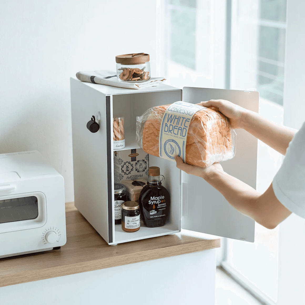 Immagine principale di Portapane Tosca Verticale Bianco | Yamazaki