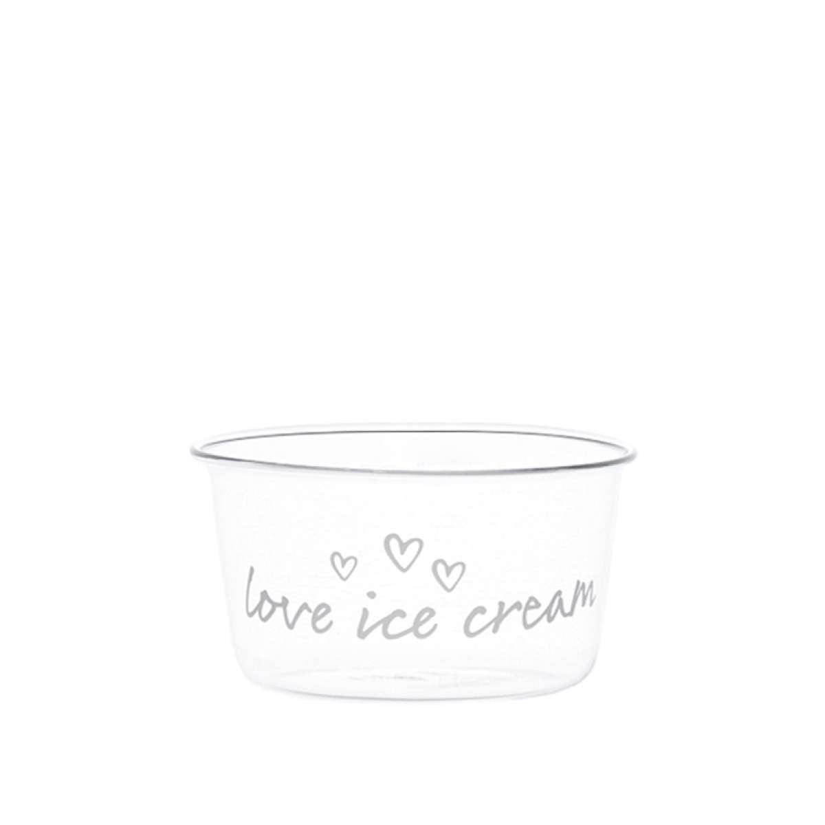 Immagine del prodotto Set 2 Coppette in vetro borosilicato Love Ice Cream | Simple Day
