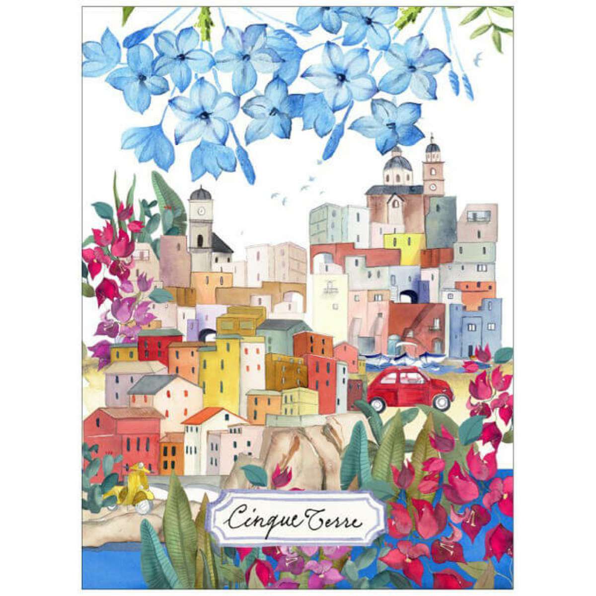 Immagine variante  - Strofinaccio in Lino Bell'Italia - Cinque Terre 1 | The NapKing