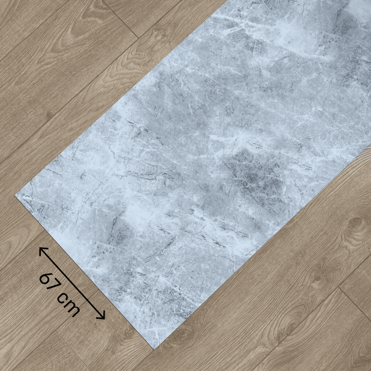 Immagine del prodotto Tappeto Cucina a metro Marble grigio in Pvc H 67 cm - scegli tu la misura | Pietro Zanetti Home