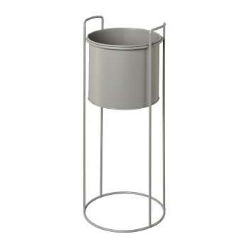 Immagine principale di Vaso in Metallo TRELLEBORG Grigio - 3 Misure | Gasper since 1965