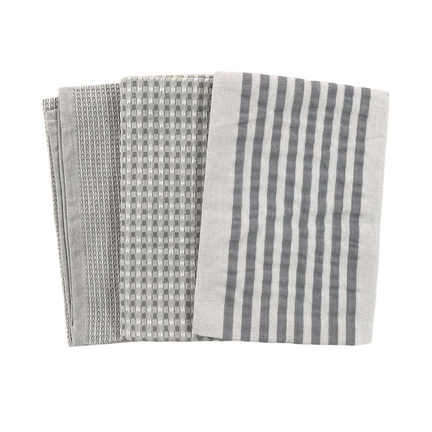 Immagine principale di Set 3 Strofinacci Ingrid 100% Cotone Tinto in Filo - 4 Colori | Cavalieri Spa
